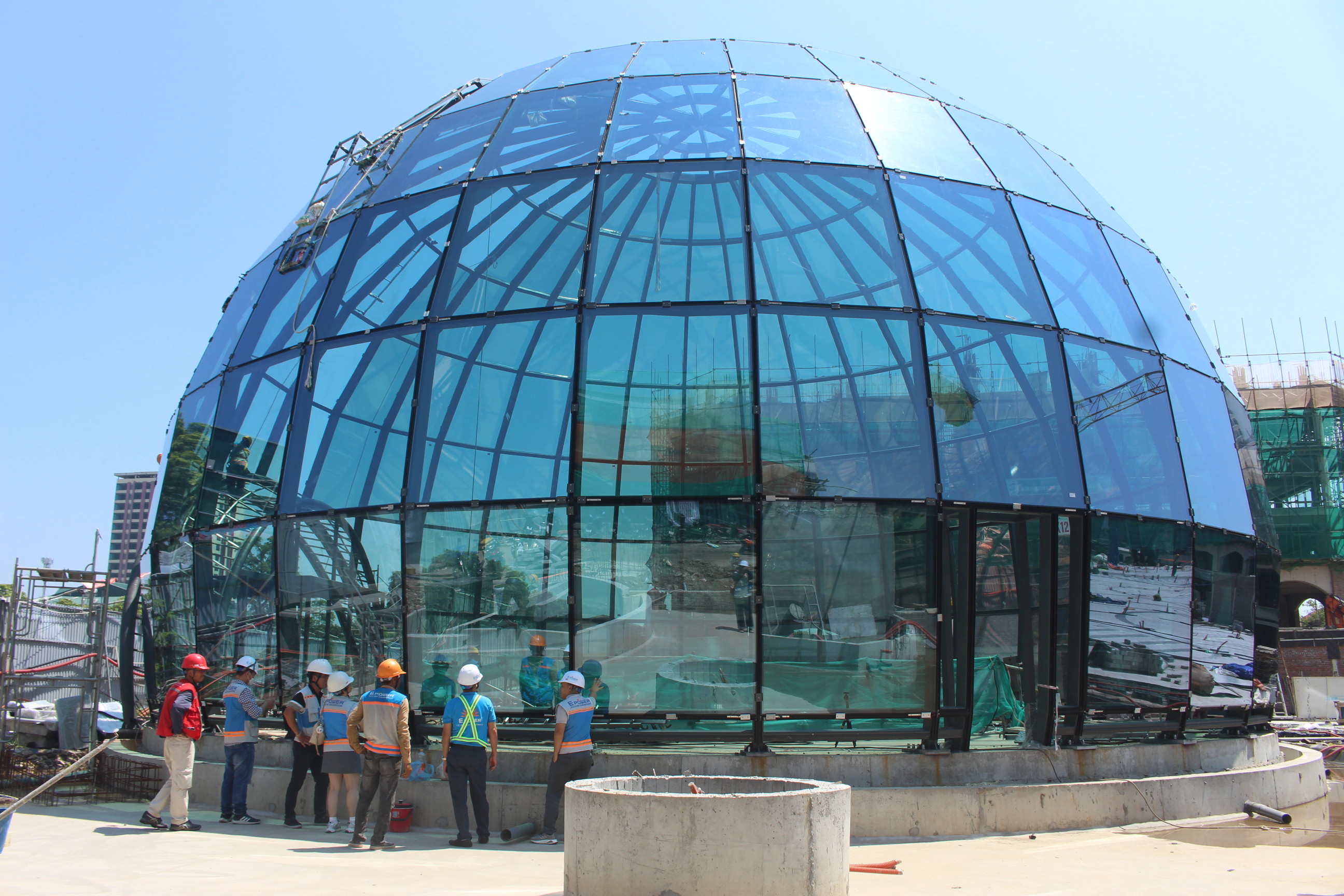 Centre Square Thái Nguyên: Giải pháp kết cấu kính công nghệ cao từ E-Power